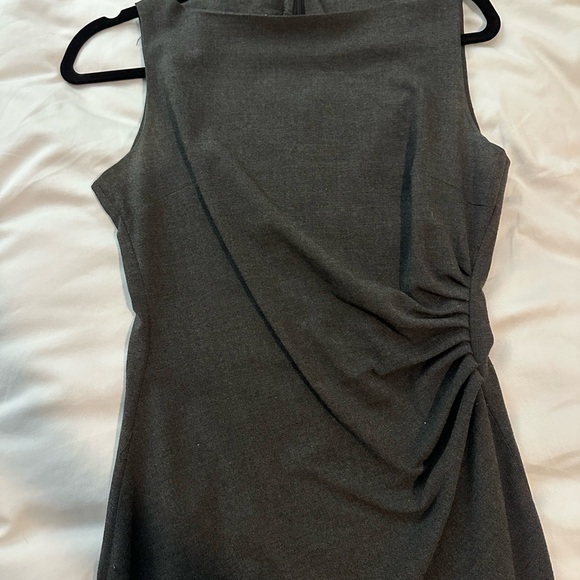 French Diab’less Grey Work Dress - Picture 2 of 4